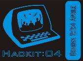 Adesivo con il logo di HackIT 04