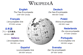 la home di Wikipedia
