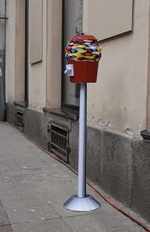 Metadistributori di gomme per le strade di Linz