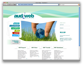 Il sito di Audiweb