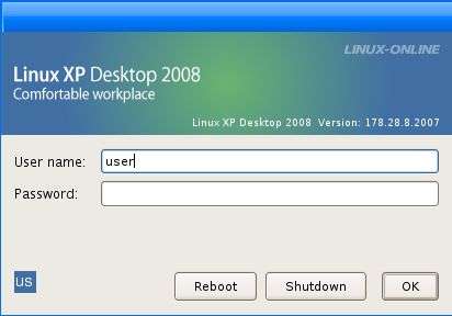 Linux XP Desktop 2008