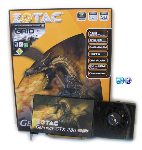 Zotac GeForce GTX280 AMP! Edition: NVIDIA a tutta potenza