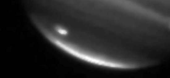 L'impatto della cometa fotografato dal telescopio