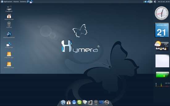 Il desktop avanzato di Hymera
