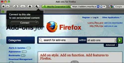Mozilla Account Manager