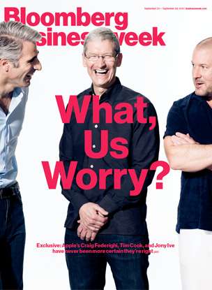 la copertina di businessweek dedicata a apple e tim cook