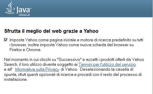 Yahoo e Java