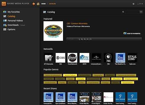 Adobe Media Player Adobe Media Player