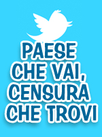 Twitter, censura selettiva