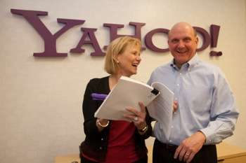 Carol Bartz e Steve Ballmer