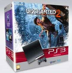 PS3 Slim + Uncharted 2