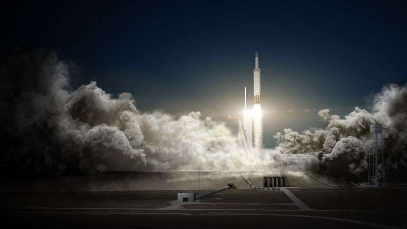 Il vettore Falcon Heavy di SpaceX