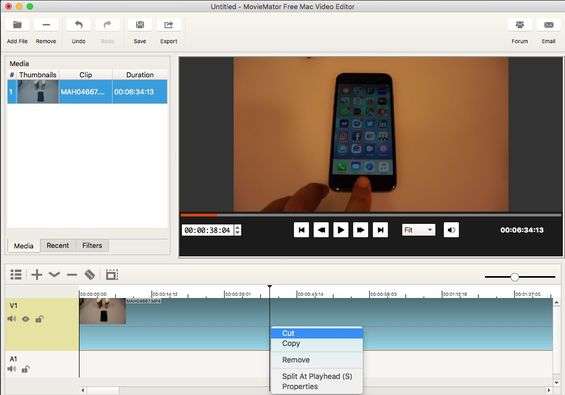 free movie editor mac