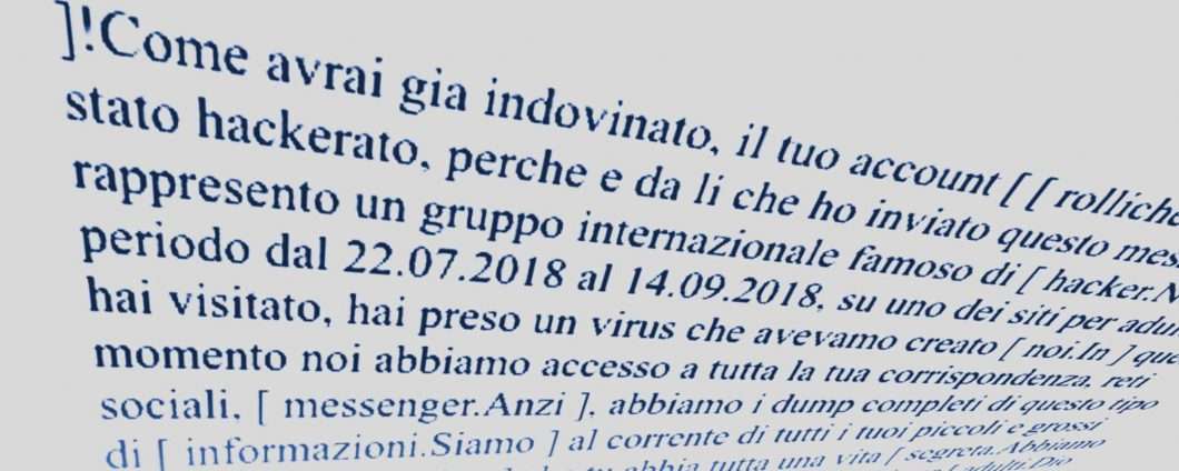 300$ in btc per riscattare il video: è una bufala