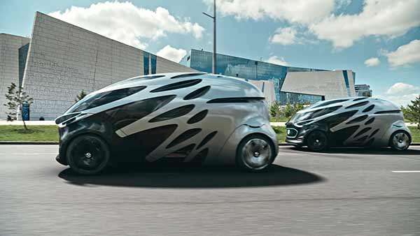Il concept Vision URBANETIC di Daimler e Mercedes-Benz, per una nuova forma di mobilità