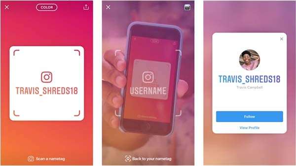 Instagram Nametag: come funziona