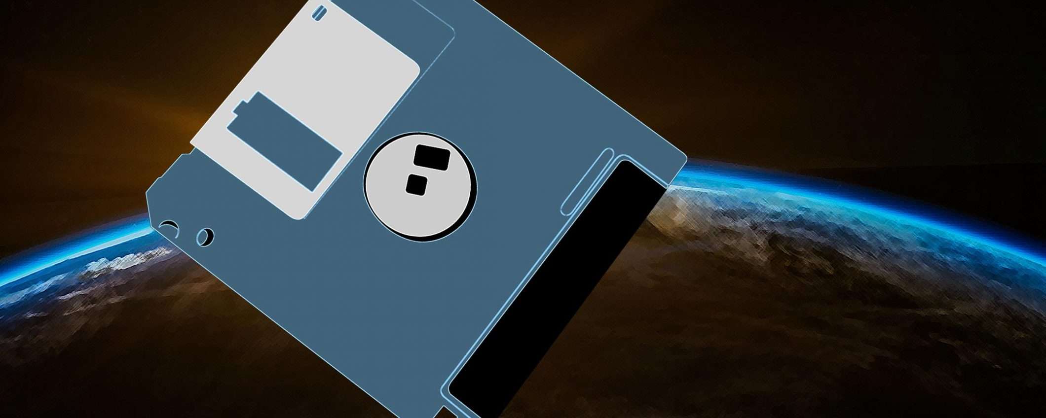 Floppy disk nello spazio, in orbita sulla ISS