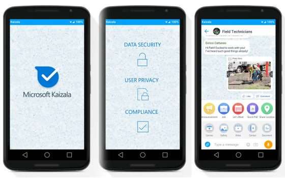 Microsoft Kaizala: come WhatsApp, ma per il lavoro