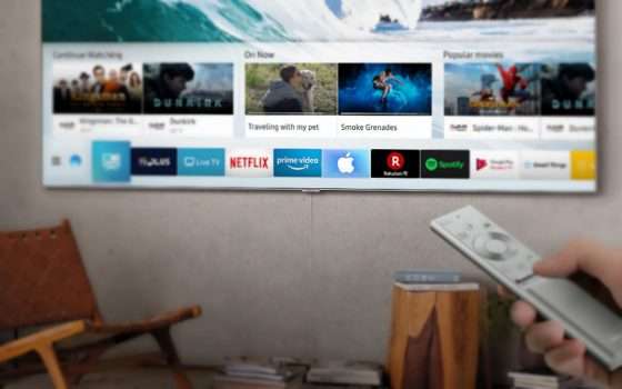 Sta per comparire una mela sulle smart tv Samsung