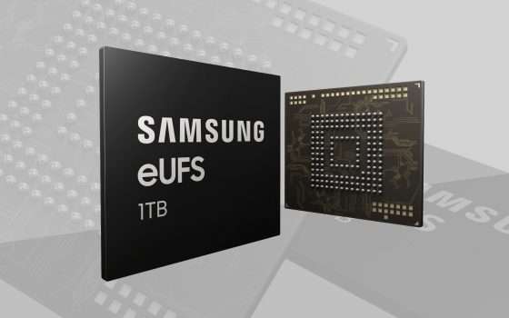 Da Samsung una memoria eUFS da 1 TB per smartphone