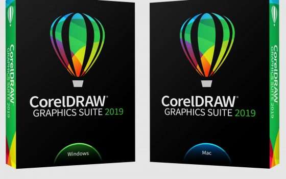 CorelDRAW Graphic Suite 2019 bussa al mondo Mac