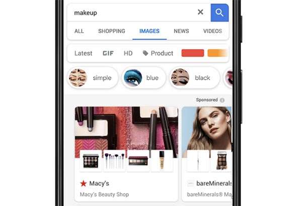 Le inserzioni Showcase Shopping di Google Immagini