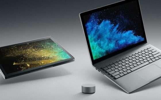 Upgrade per la CPU del Surface Book 2 più piccolo