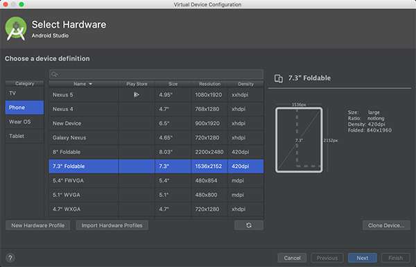 Android Studio 3.5, canary release