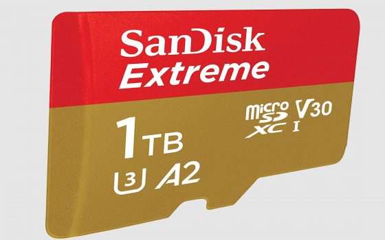 SanDisk mette in vendita la prima microSD da 1TB