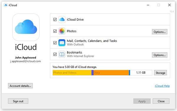 La nuova app di iCloud arriva su Windows Store per i PC