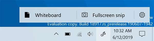 Windows 10 20H1 build 18917: Area Windows Ink