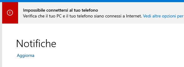 L'app Il Tuo Telefono su Windows 10