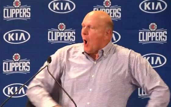 Steve Ballmer a canestro: miglior proprietario NBA