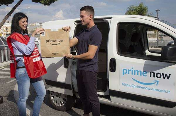 Amazon Prime Now a Roma