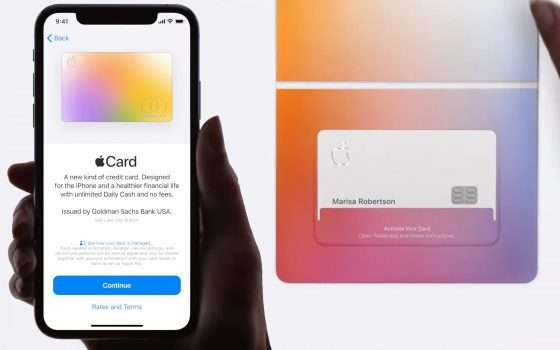 La Apple Card in titanio arriva negli Stati Uniti