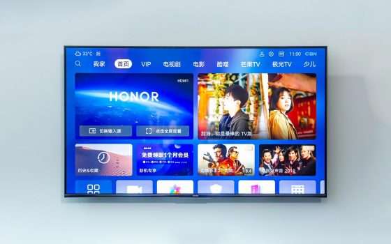 HONOR Vision, la Smart TV con HarmonyOS di Huawei