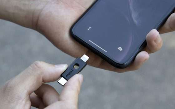 YubiKey 5Ci, la Security Key per USB-C e Lightning