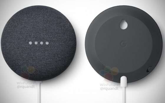 Leak: ecco il nuovo speaker Nest Mini di Google