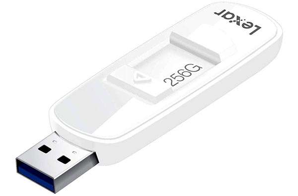 La pendrive USB 3.0 di Lexar con capacità 256 GB