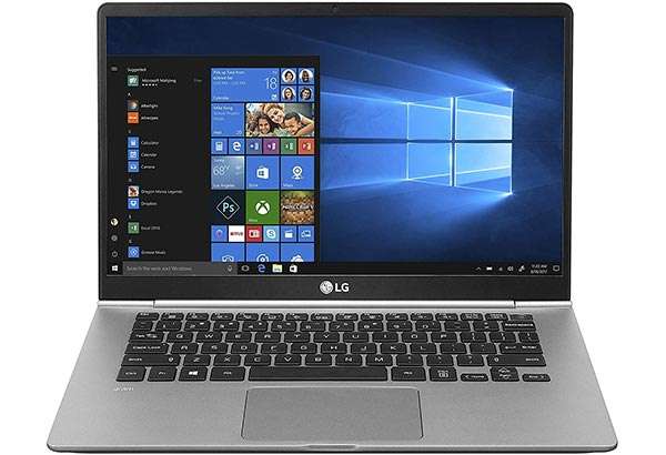 Il laptop LG Gram 14Z990 con display da 14 pollici