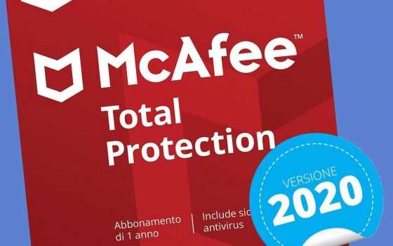 Black Friday Week: McAfee Total Protection a € 13