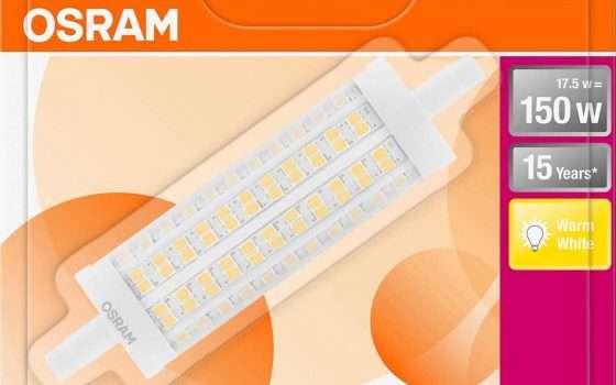 Black Friday: lampada tubolare LED Osram in sconto