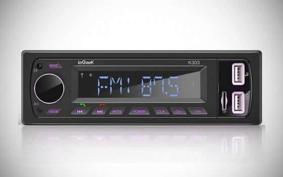 Autoradio con Bluetooth e USB a 23,56 euro