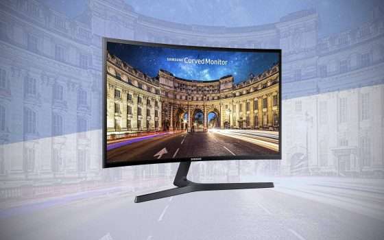 Monitor curvo da 27 pollici in offerta a 139 euro