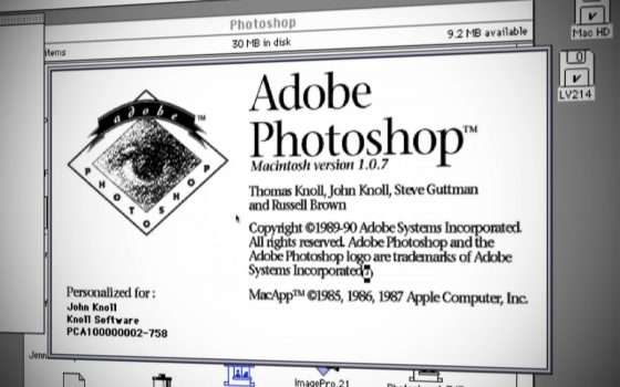 Photoshop compie 30 anni: com'era nel 1990