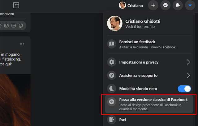 Facebook: come attivare la nuova interfaccia su desktop
