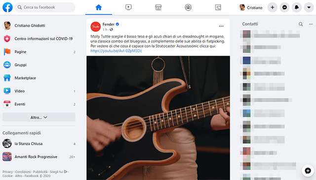 Facebook: come attivare la nuova interfaccia su desktop