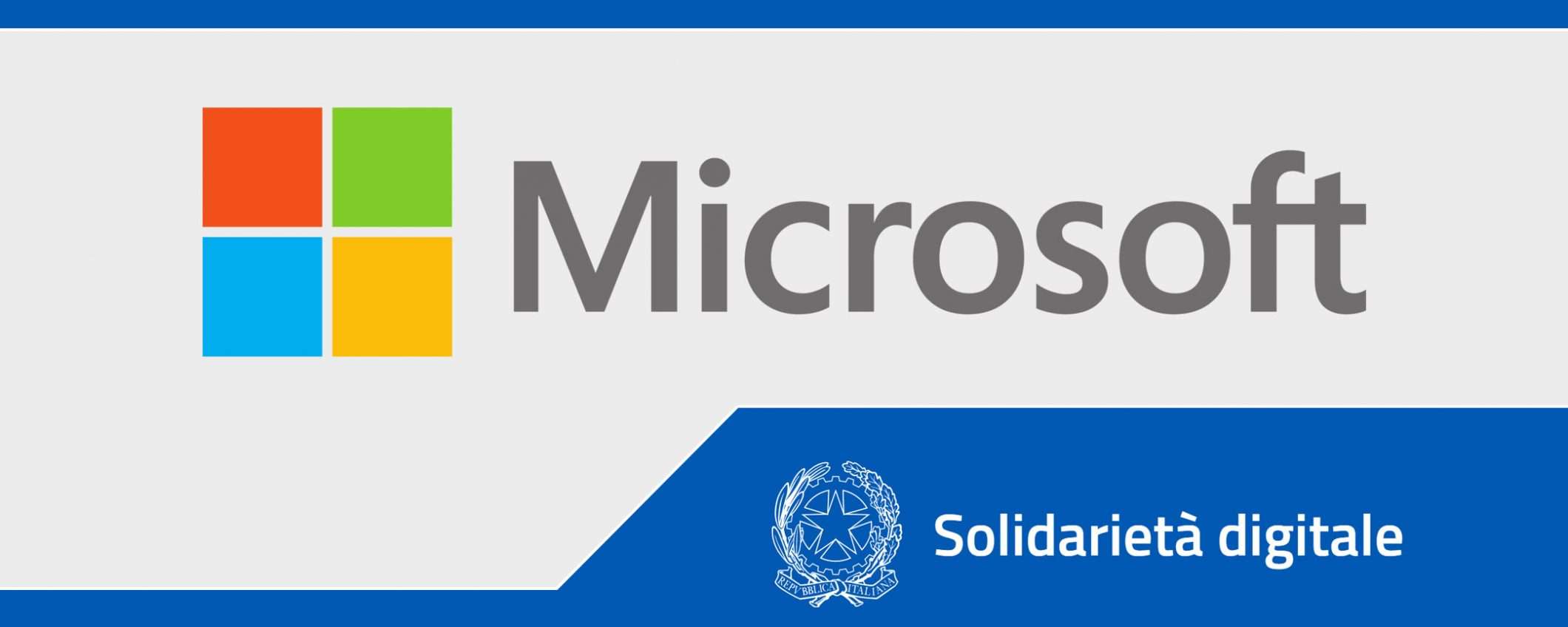 Solidarietà Digitale: la mano tesa di Microsoft