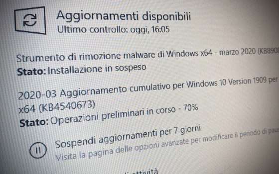 Windows 10: ecco il Patch Tuesday di marzo