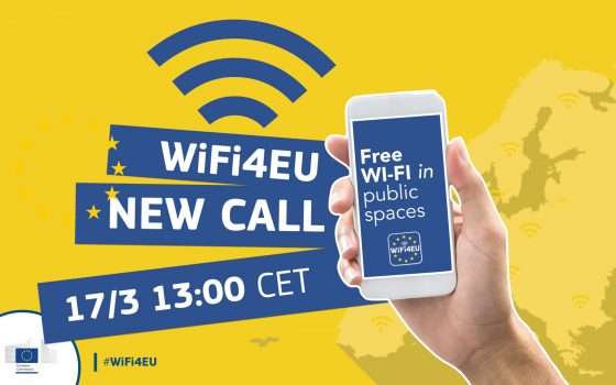 Wifi4EU, call 4: 15 mila euro con un click